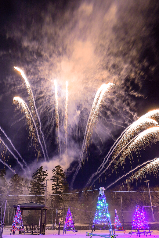 冬花火｜北見市留辺蘂 2024.12